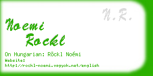 noemi rockl business card